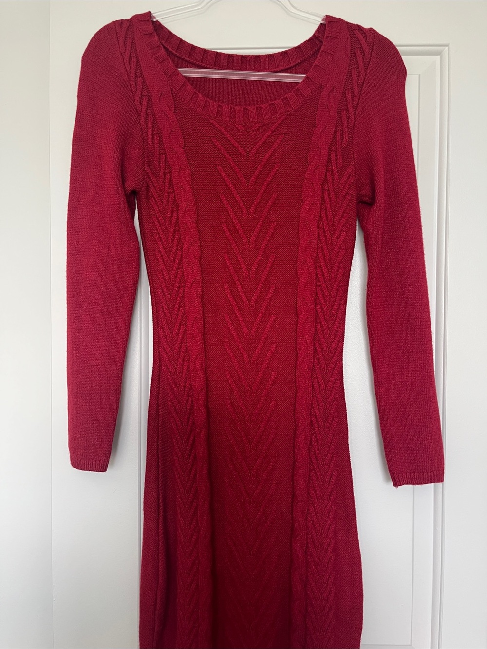Red Sweater Dress